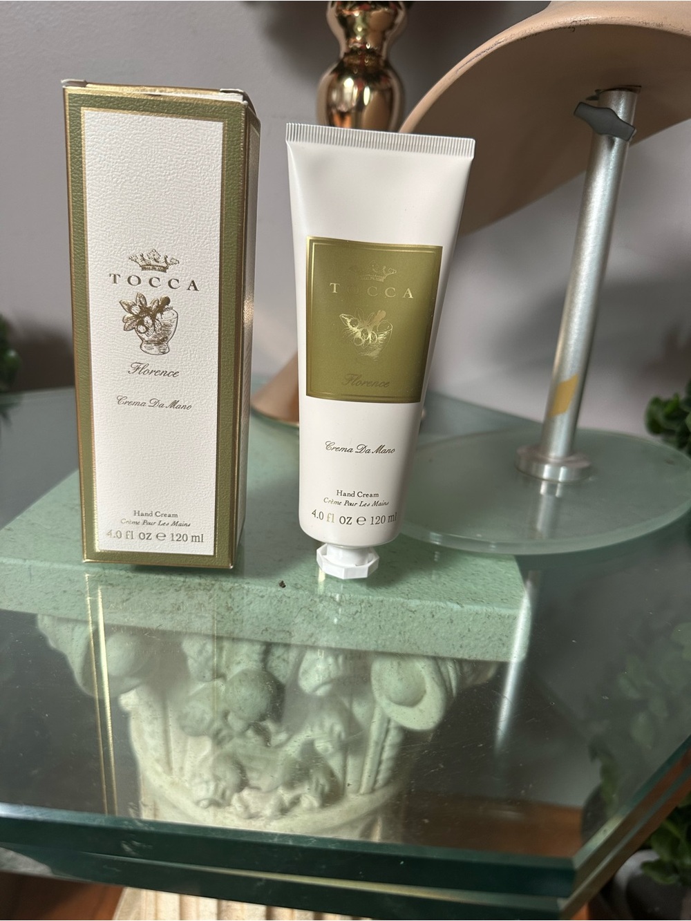 Tocca Florence Hand Cream - White & Gold Packaging